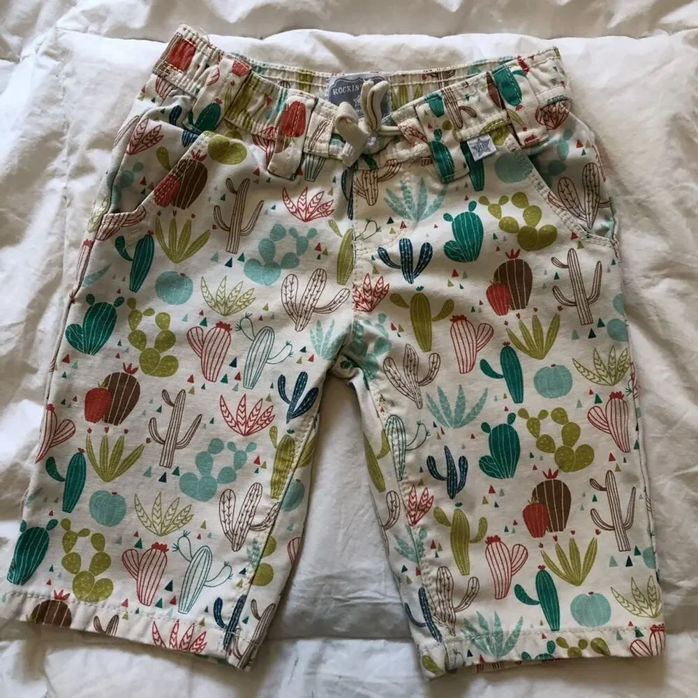 Rockin Baby Shorts Cactus Size 5/6